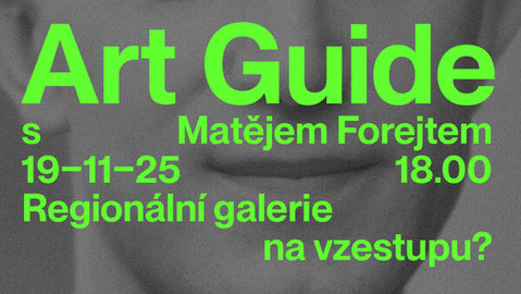 Art Guide s Matějem Forejtem - Regionální galerie na vzestupu?