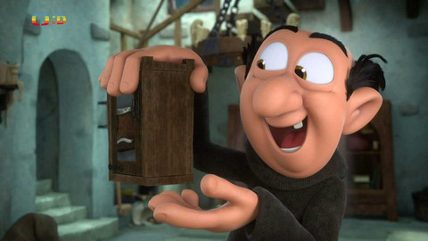 Šmoulové 3D - 50/52 Zrcadlová skříň