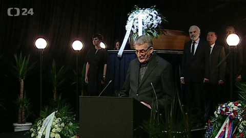 Mimořádné pořady ČT24 - Poslední rozloučení s Janem Třískou