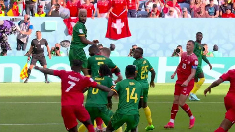 FIFA MS ve fotbale 2022 Katar - Švýcarsko - Kamerun