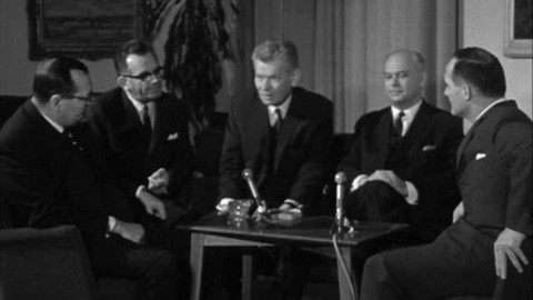 Příloha Televizních novin - Národní shromáždění - projev Smrkovského a beseda