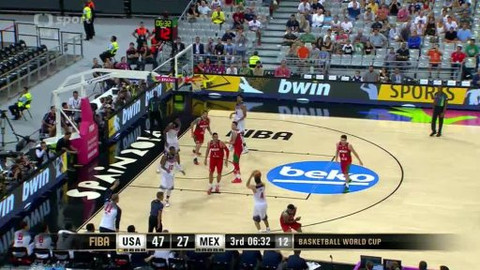 Basketbal - USA - Mexiko