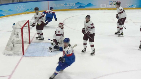 XXIV. zimní olympijské hry 2022 Peking - Hokej: Slovensko - Lotyšsko