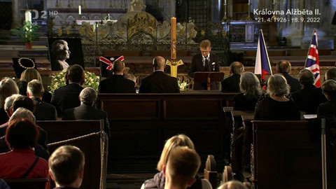 Bohoslužby v České televizi - Ekumenická modlitba za zesnulou královnu Alžbětu II.