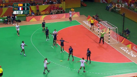 XXXI. letní olympijské hry 2016 Rio de Janeiro - Házená: Francie - Španělsko (ženy)