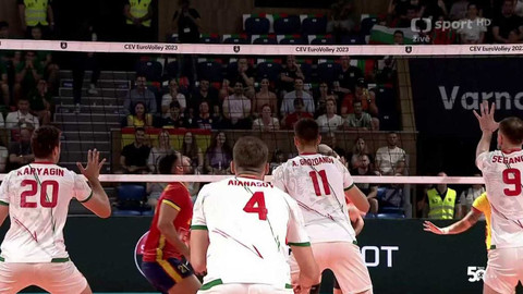 ME ve volejbalu mužů 2023 - Španělsko - Bulharsko