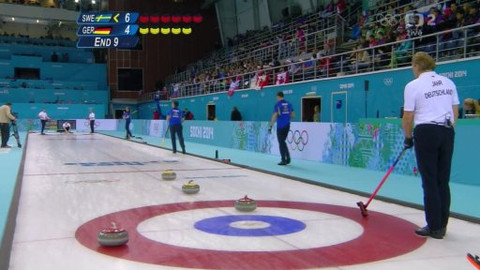 XXII. zimní olympijské hry 2014 Soči - Curling: Švédsko - Německo - muži