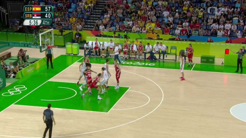 XXXI. letní olympijské hry 2016 Rio de Janeiro - Basketbal: Španělsko - Srbsko (ženy)