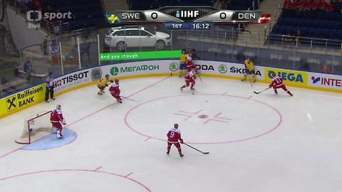 MS v ledním hokeji 2014 Bělorusko - Švédsko - Dánsko