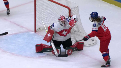 MS v ledním hokeji žen 2025 Česko - Česko - Švýcarsko