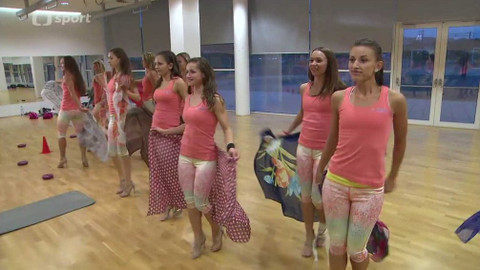 Česko-Slovenská Tipsport Miss Aerobic 2015 - Reportáž ze soustředění finalistek, Bratislava