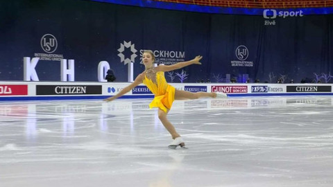 MS v krasobruslení 2021 Švédsko - Krátký program žen