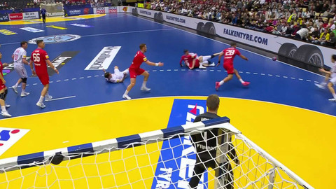 MS v házené mužů 2025 - Tunisko - Dánsko