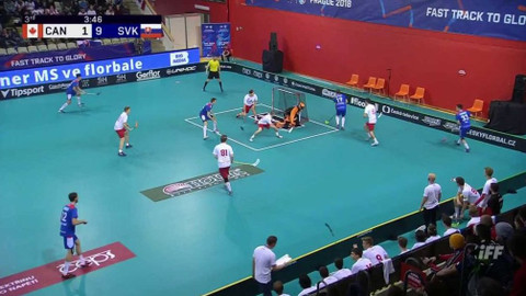 MS ve florbalu 2018 Česko - Kanada - Slovensko