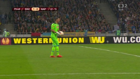 Evropská liga UEFA - Dněpr Dněpropetrovsk - SSC Neapol