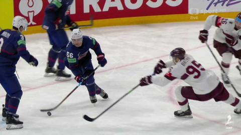 MS v ledním hokeji 2023 Finsko, Lotyšsko - USA - Lotyšsko