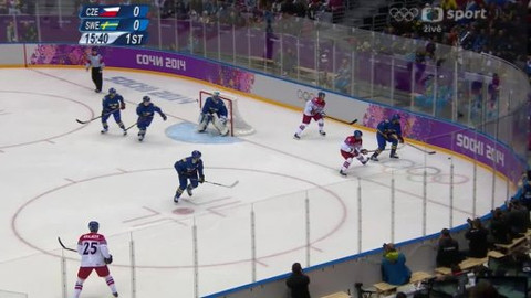 XXII. zimní olympijské hry 2014 Soči - Hokej: Česko - Švédsko