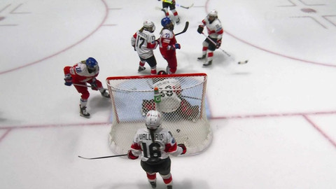 MS v ledním hokeji žen 2024 USA - Česko - Švýcarsko