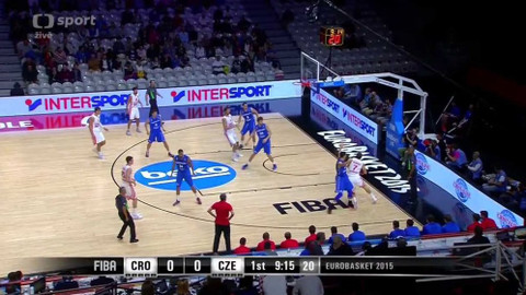 ME v basketbalu 2015 Francie - Česko - Chorvatsko
