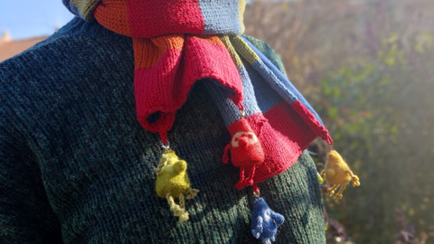 Déčko dílna - Šála po špuntovsku