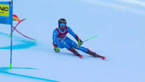 Mistrovství světa v alpském lyžování 2023 Francie - 1. kolo obřího slalomu mužů