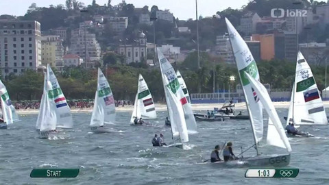 XXXI. letní olympijské hry 2016 Rio de Janeiro - Jachting: 49er FX - medailový závod (ženy)