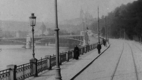 Filmy Jana Kříženeckého - Jízda Prahou otevřenou tramvají