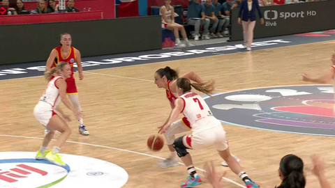ME v basketbalu žen 2025 - Česko - Černá Hora