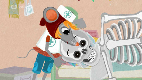 Čeština s Mínou a Týnou - Mína a Týna si hrají na doktora