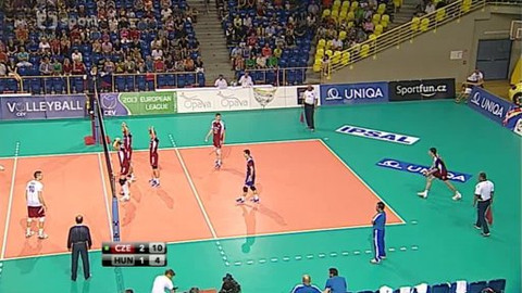 Volejbal - Česko - Maďarsko
