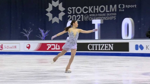 MS v krasobruslení 2021 Švédsko - Volné jízdy žen