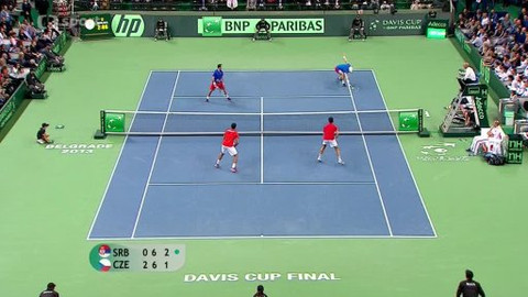 Davis Cup - Finále Srbsko - Česko
