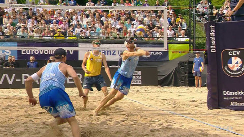ME v plážovém volejbalu 2025 Německo - Mol/Sorum - Ahman/Hellvig