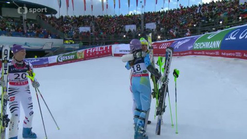 MS v alpském lyžování 2013 Rakousko - Slalom žen pro super kombinaci