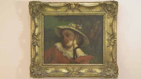 Národní galerie v Praze nikdy nezavírá - Žena s kvítím na klobouku