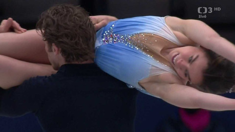 MS v krasobruslení 2022 Francie - Volné jízdy sportovních dvojic