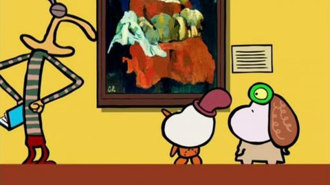 Minuta v muzeu - Mladá dívka s hliněnou panenkou