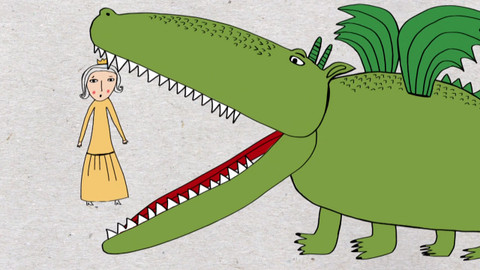 Tatínek není k zahození - 1/15 Tatínek a drak lidožrout