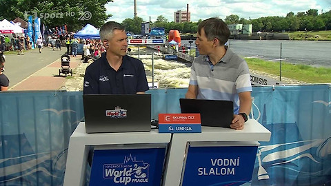 Světový pohár ve vodním slalomu - Studio SP Česko