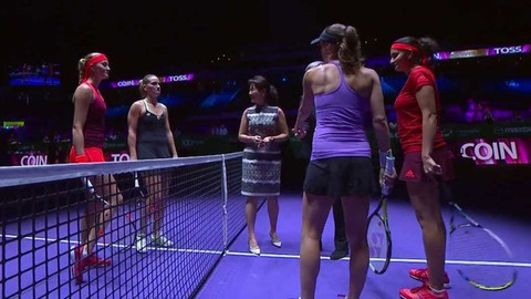 BNP Paribas WTA Singapur 2015 - Hingisová, Mirzaová (CHE, IND) - Babosová, Mladenovicová (HUN, FRA)