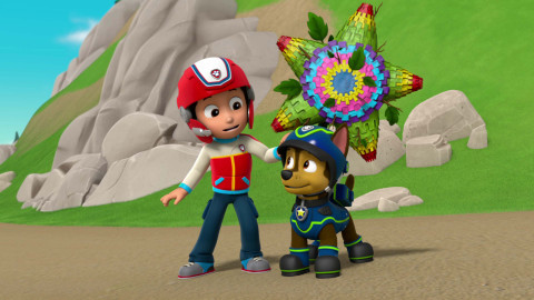 Tlapková patrola - Tlapky zachraňují malého Humdingera / Tlapky zachraňují piňatu