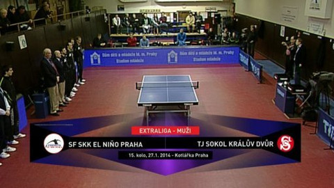 Stolní tenis - SF SKK El Niňo Praha - TJ Sokol Králův Dvůr