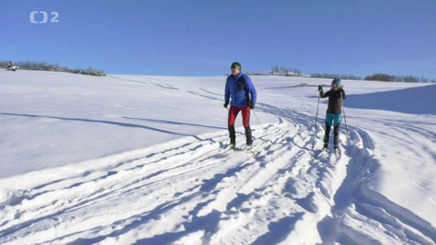 Běžkotoulky - Krušné hory z německé strany