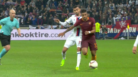 Evropská liga UEFA - Olympique Lyon - AS Řím