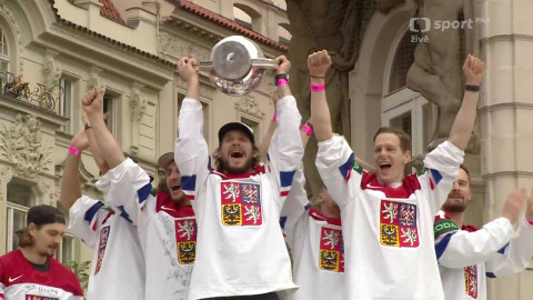 MS v ledním hokeji 2024 Česko - Oslavy mistrů světa