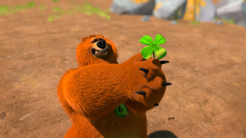 Méďa a lumíci - Medvěd šťastlivec