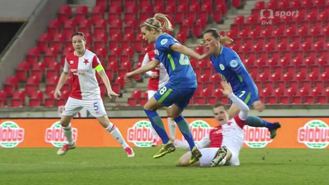 Liga mistrů UEFA - SK Slavia Praha - VfL Wolfsburg