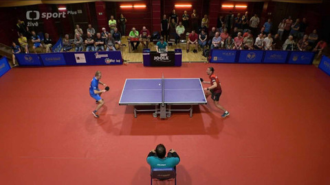 Extraliga stolního tenisu - SKST Cheb - HB Ostrov Havlíčkův Brod