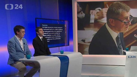 90’ ČT24 - Hlasování  o vyslovení nedůvěry vládě