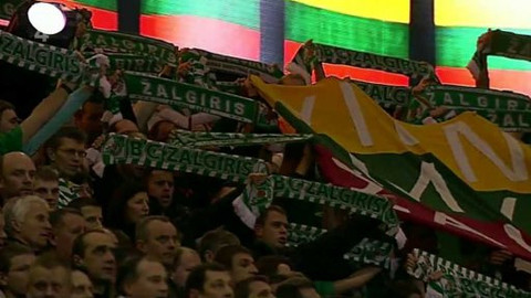 Evropská liga v basketbalu - Zalgiris Kaunas - Zagreb Croatia Osiguranje